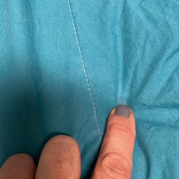 Vintage 80s/90s down feather filled ankle length puffer with snap slit back - Picture 14 of 14